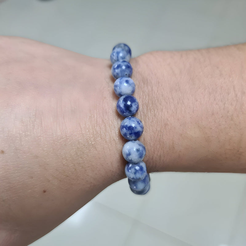 Pulsera de piedras naturales, con múltiples beneficios, unisex, modelo Bertille