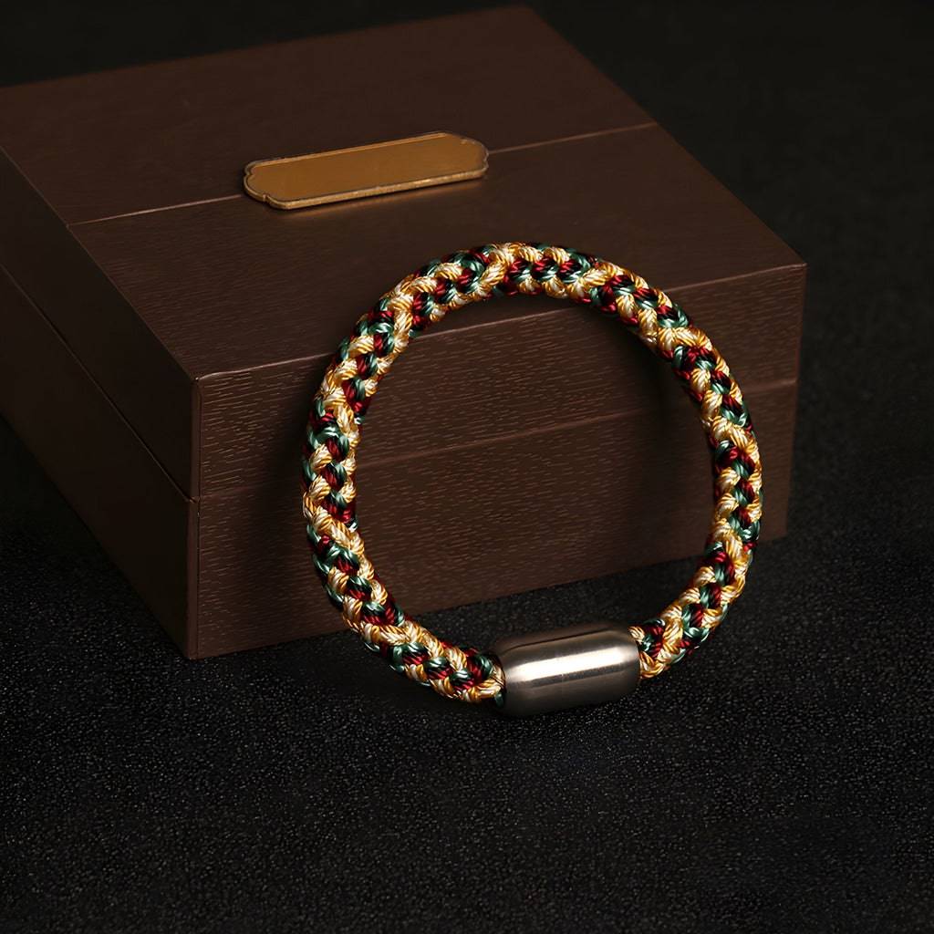 Bracelet en polyester, à motifs distingués, mixte, modèle Marley - La Boutique du Bracelet