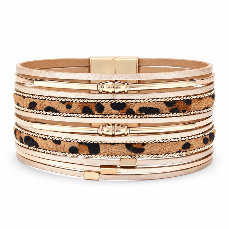 Packshot studio bracelet Hilana Marron, vue de face sur fond blanc — 8 octobre 2026