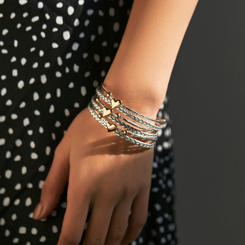 Bracelet multi - rangs, multiples cœurs, pour femme, modèle Vani - La Boutique du Bracelet