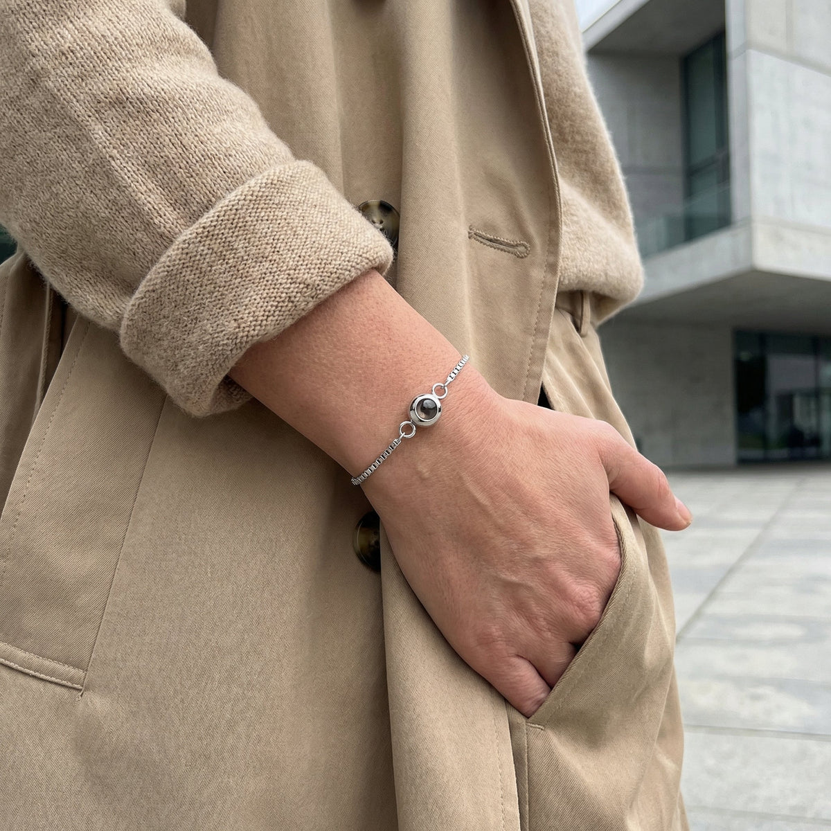 Personalisiertes Fotoband aus Edelstahl, Modell Nayara