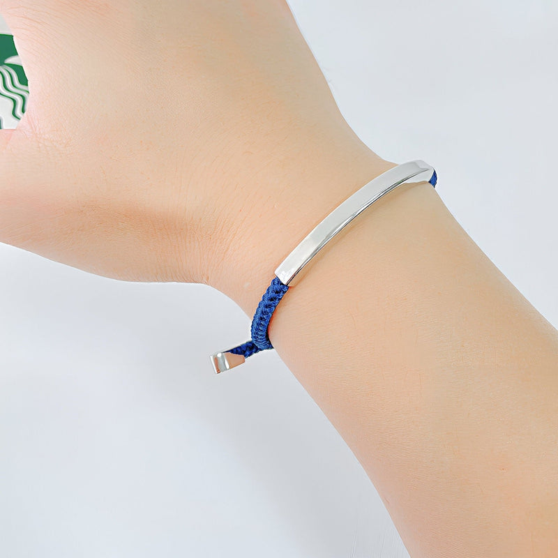 Pulsera para mujer, cordón, estilo sencillo y encantador, modelo Salvina