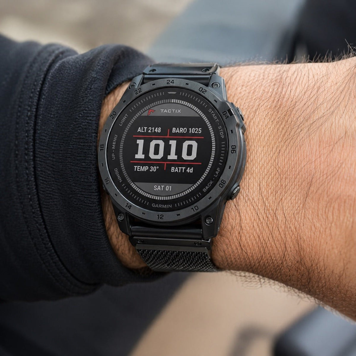 Λουράκι για smartwatch, από ανοξείδωτο ατσάλι, πλέξη Μιλάνο, συμβατό με ρολόγια Garmin Quick Fit, μοντέλο Jazzy