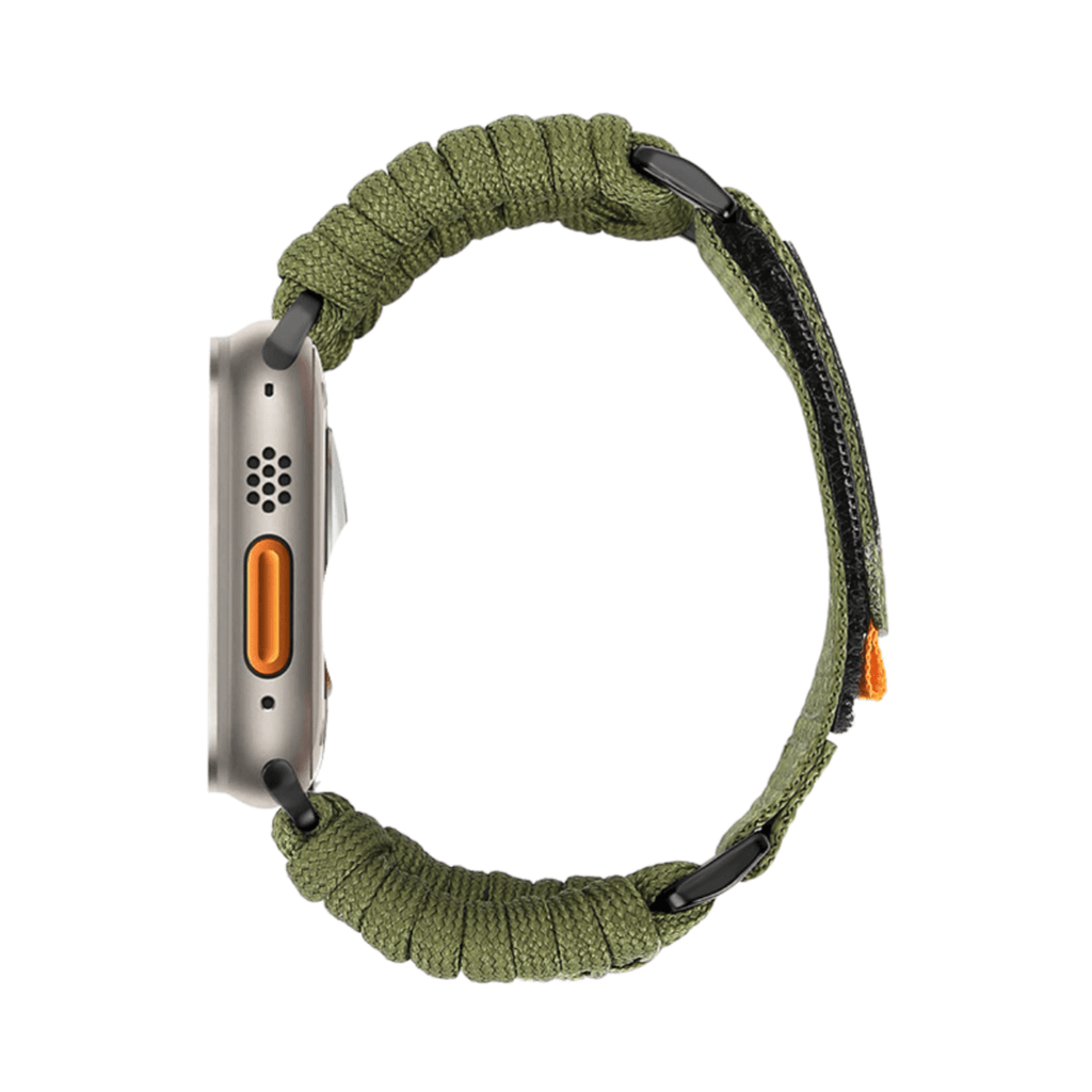 Bracelet Sport Edition en nylon résistant pour Apple Watch avec fermeture velcro, drapeau américain, modèle Colt - La Boutique du Bracelet