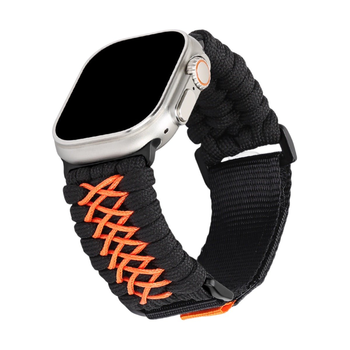 Bracelet Sport Edition en nylon résistant pour Apple Watch avec fermeture velcro, drapeau américain, modèle Colt - La Boutique du Bracelet