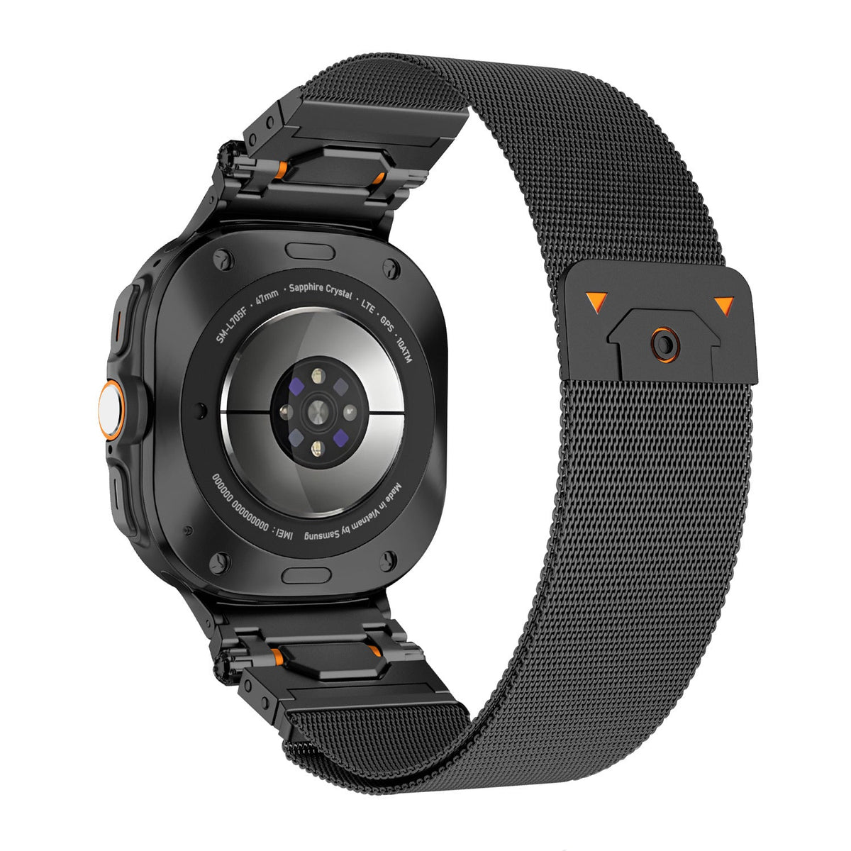 Bracelet tactique en métal, pour montre connectée, fermoir magnétique, pour Samsung Galaxy Watch Ultra et 8, modèle Anklis - La Boutique du Bracelet