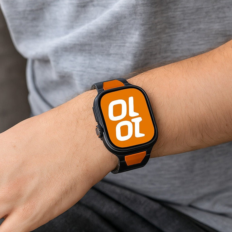 Bracelet tactique en métal solide, ajustable facilement à la main, pour Apple Watch, modèle Tanko - La Boutique du Bracelet