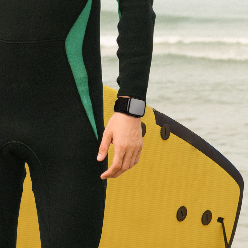 Pulsera Trail Edition de nailon resistente para Apple Watch con cierre de velcro, con nudos tácticos, modelo Gaspin