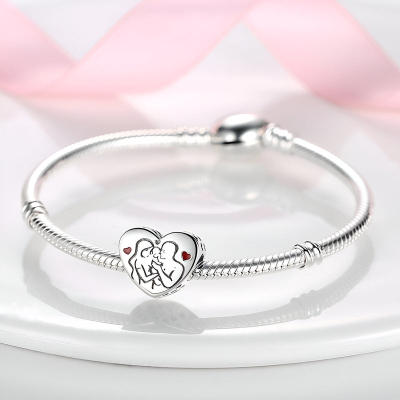 Pulsera charm amor de familia, para mujer, modelo Thalassa
