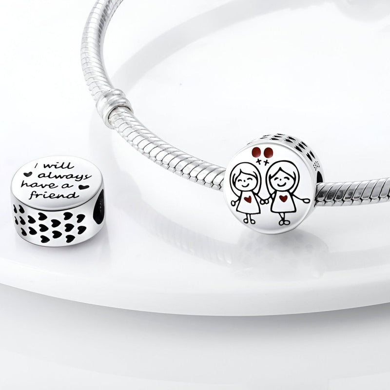 Charm amor para tu amiga, para mujer, modelo Elsa