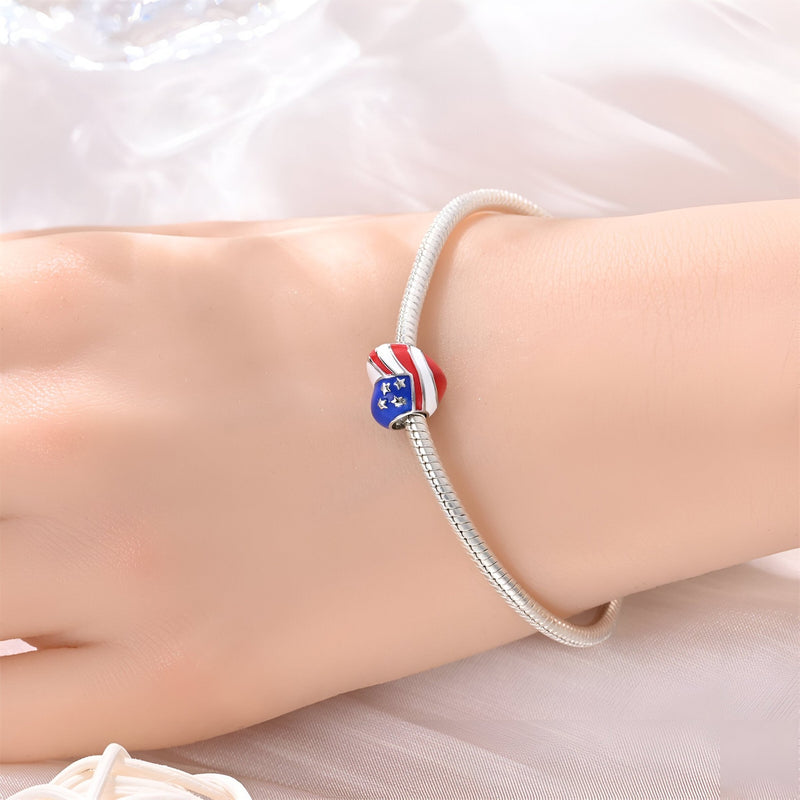 Charm corazón americano, para mujer, modelo Zoraida