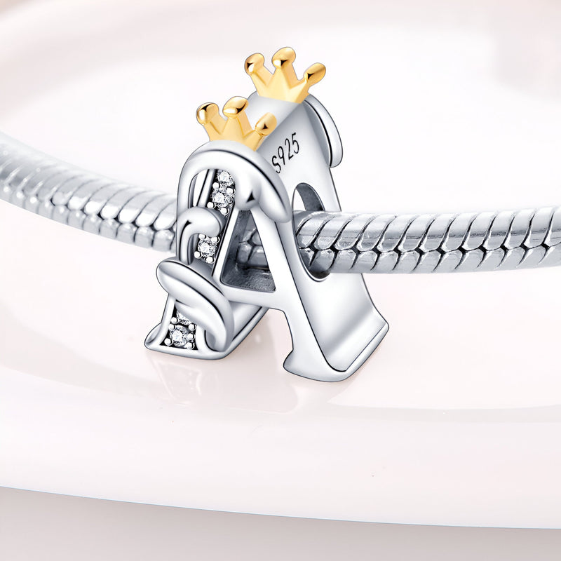 Charm letra A, para mujer, modelo Amia