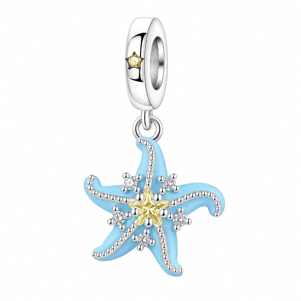 Charm pendant, étoile de mer, pour femme, modèle Astraea