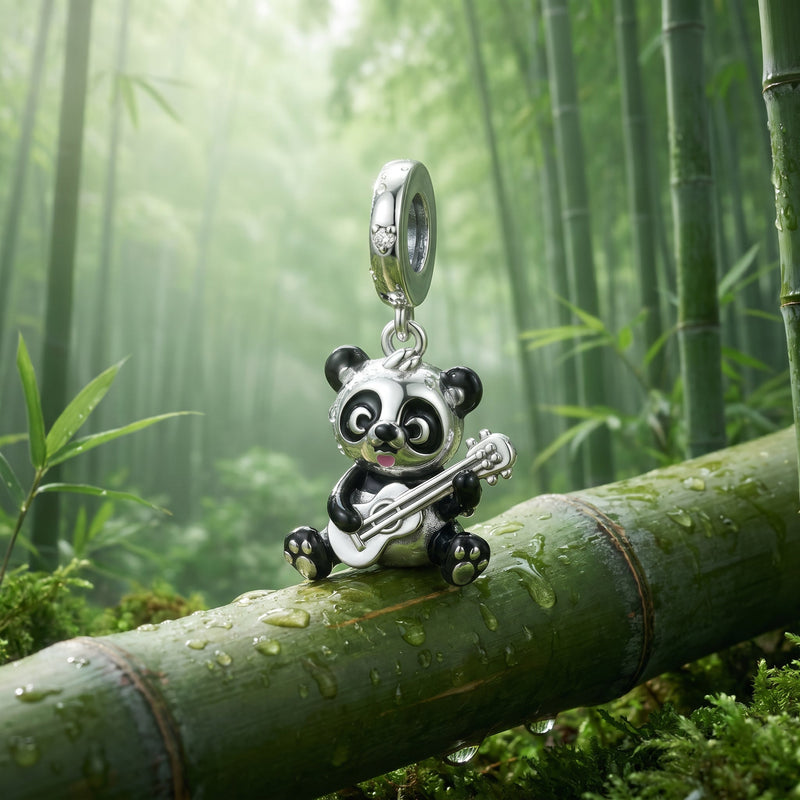 Bedel hanger, schattige panda gitaar, voor dames, model Pandaguitar