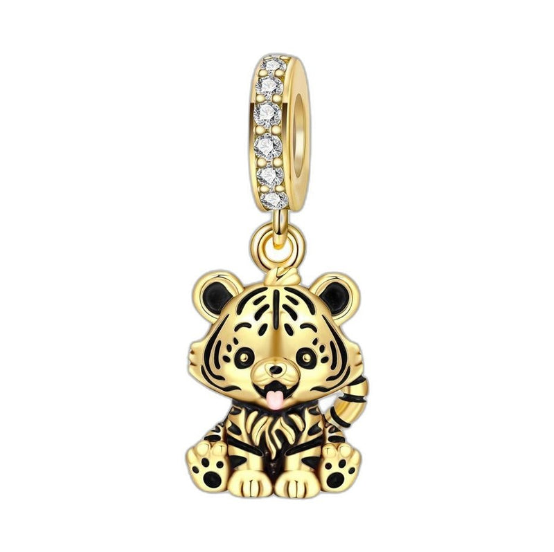Charm-hänge, söt liten tiger, för dam, modell Tigrello