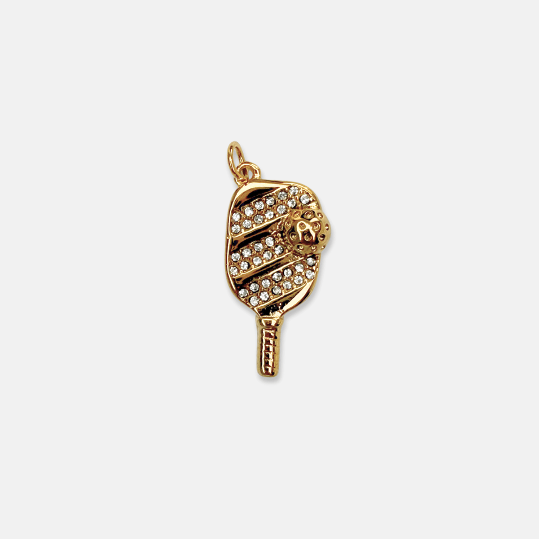 Charm for chain bracelet, Raquette model