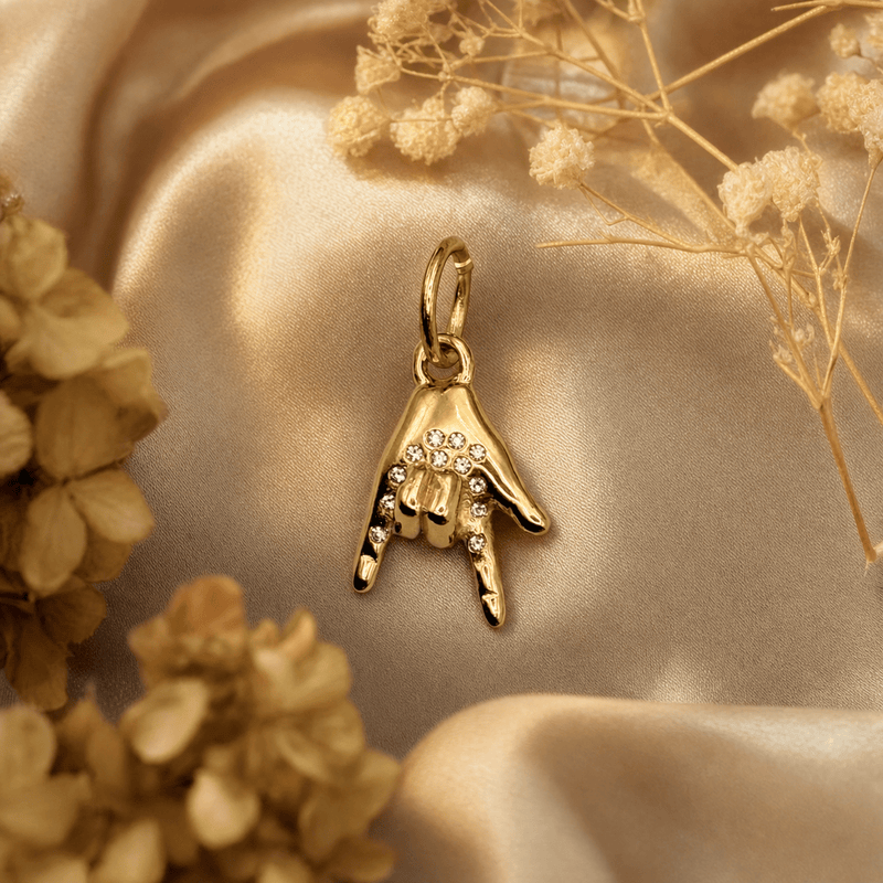 Charm for chain bracelet, Rock model