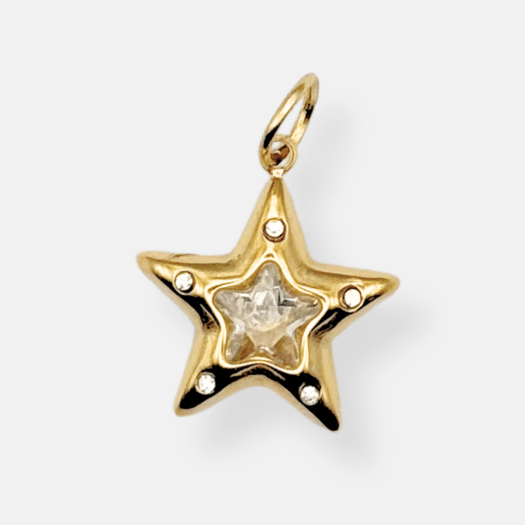 Charm for chain bracelet, Star model
