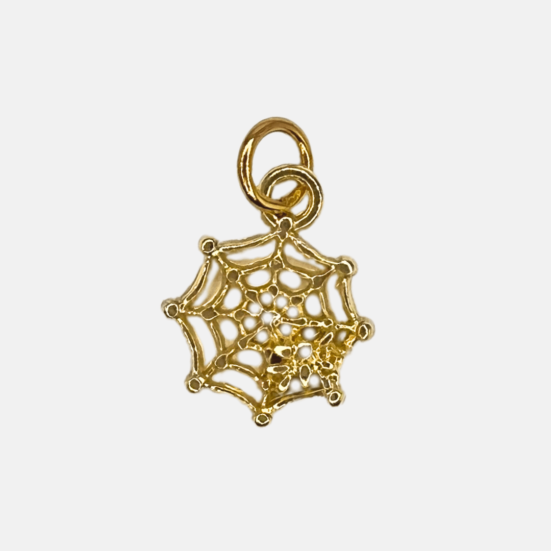 Charm for chain bracelet, Spider Web model