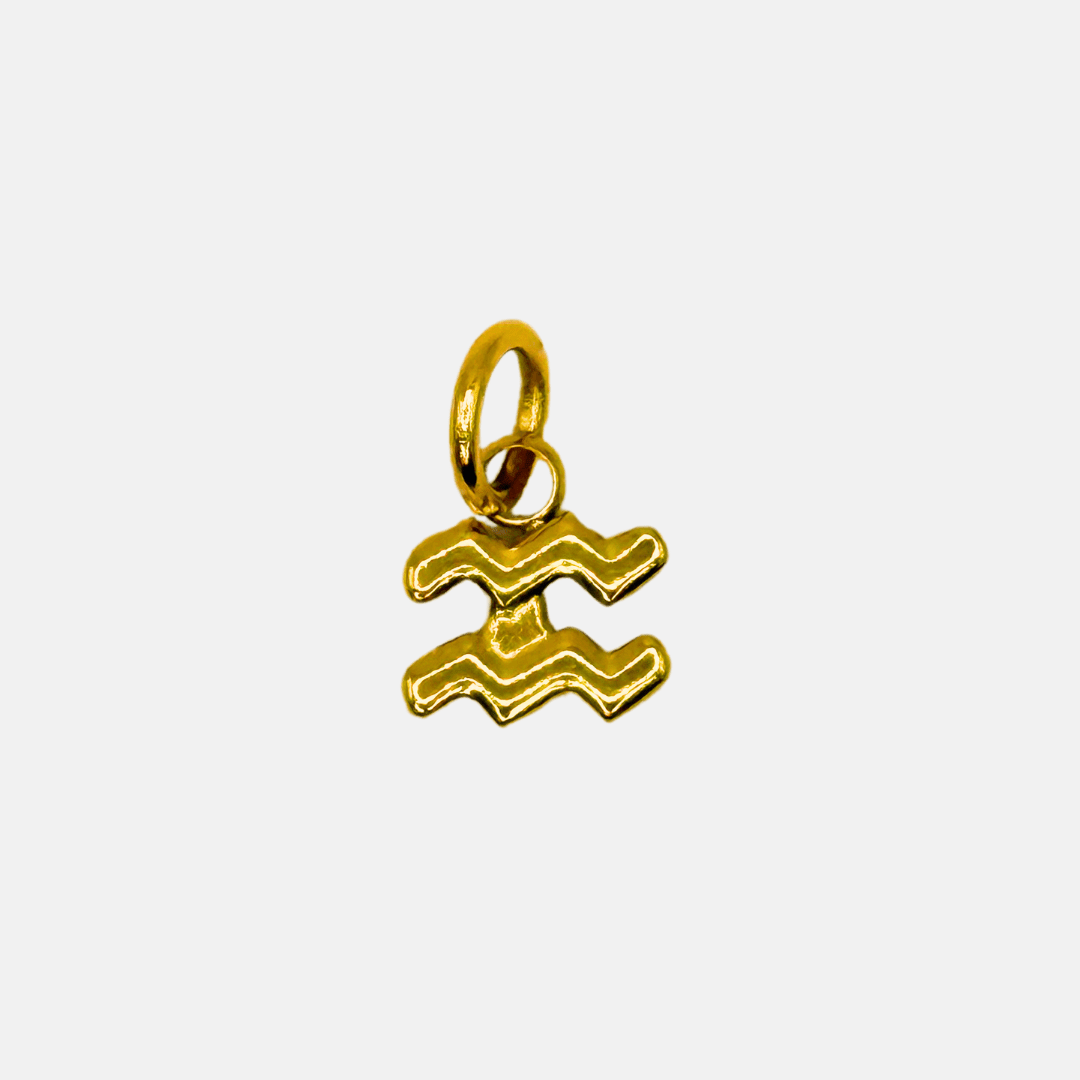 Charm for chain bracelet, Aquarius model