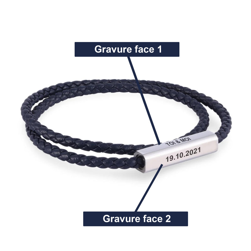 Vista previa de la personalización del brazalete modelo Luz