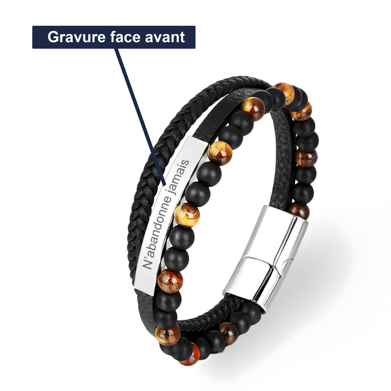 Vista previa de la personalización del brazalete modelo Tom
