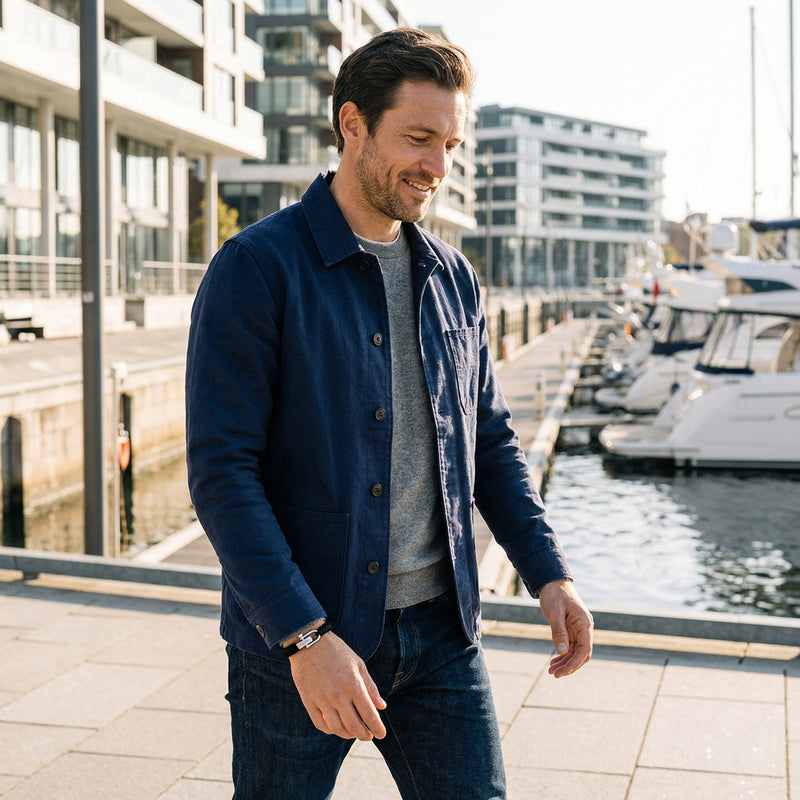 Bracelet personnalisé à mousqueton, pour homme, modèle Lucas