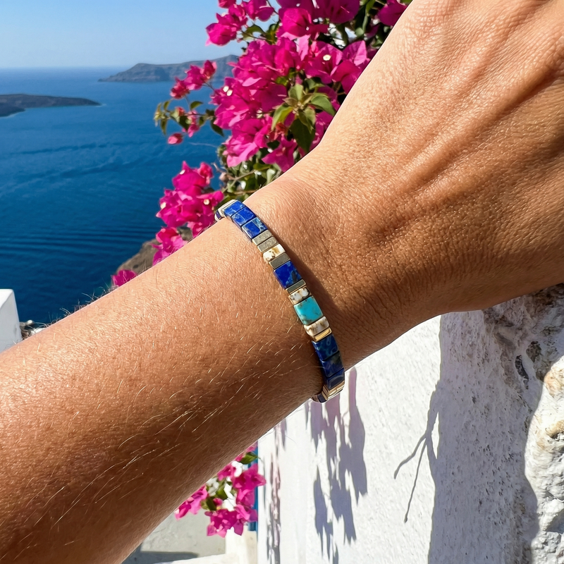 Japanese Beaded Bracelet for Women, Rika Model