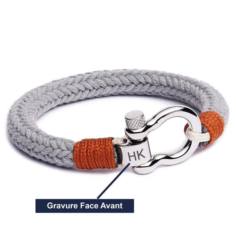 Vista previa de la personalización del brazalete modelo Jude