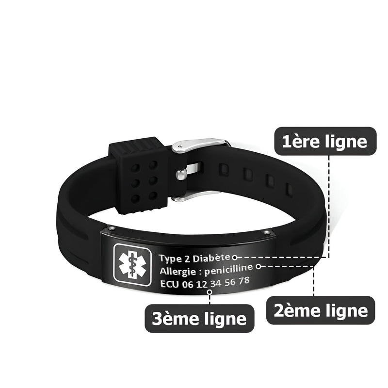 Aperçu de la personnalisation du Bracelet modèle Donatien