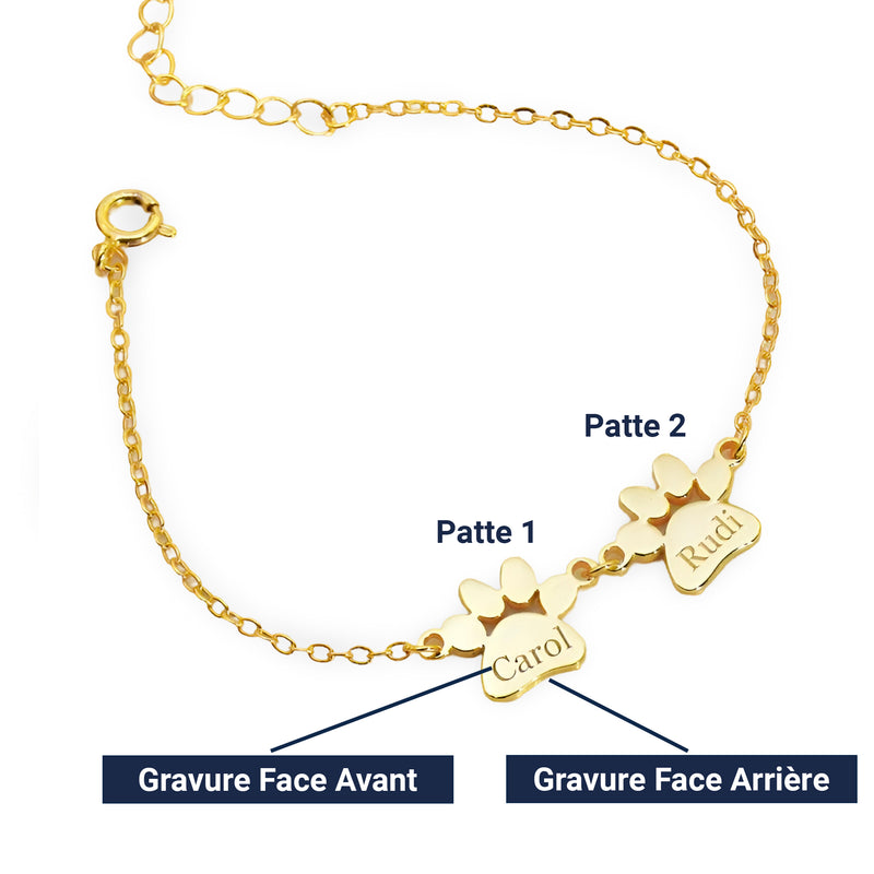 Vista previa de la personalización del brazalete modelo Tinou
