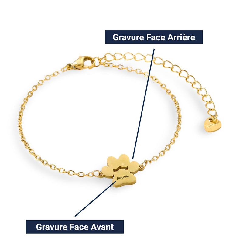Vista previa de la personalización del brazalete modelo Tinou