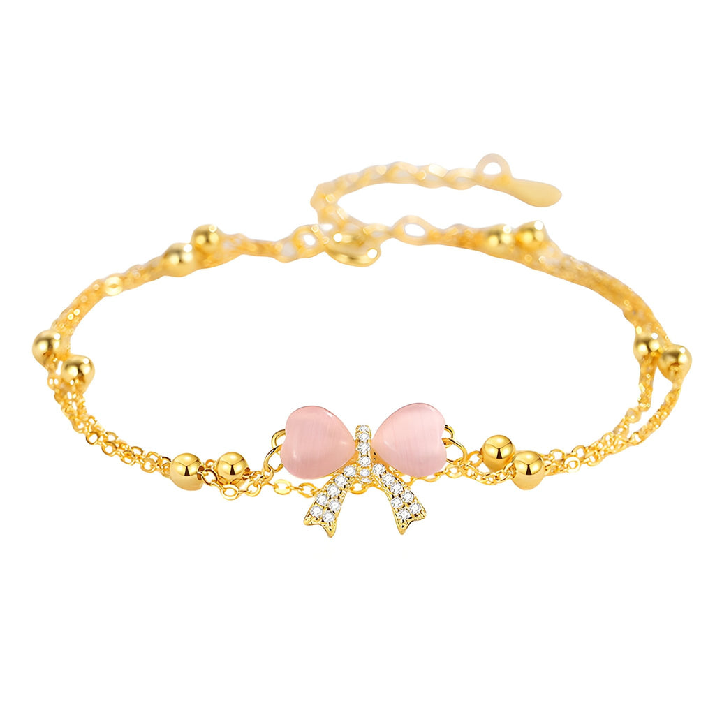 Bracelet en argent sterling pour femme, noeud ruban, modèle Sandra - La Boutique du Bracelet
