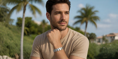 Bracelets en Acier Inoxydable pour Homme