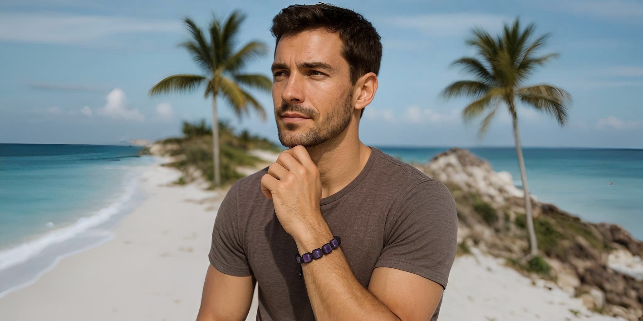 Bracelets en Améthyste pour Homme - La Boutique du Bracelet