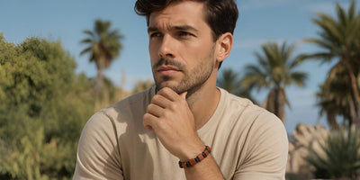 Bracelets en Jaspe pour Homme