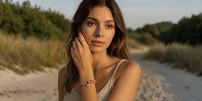 Bracelets en Quartz rose pour Femme