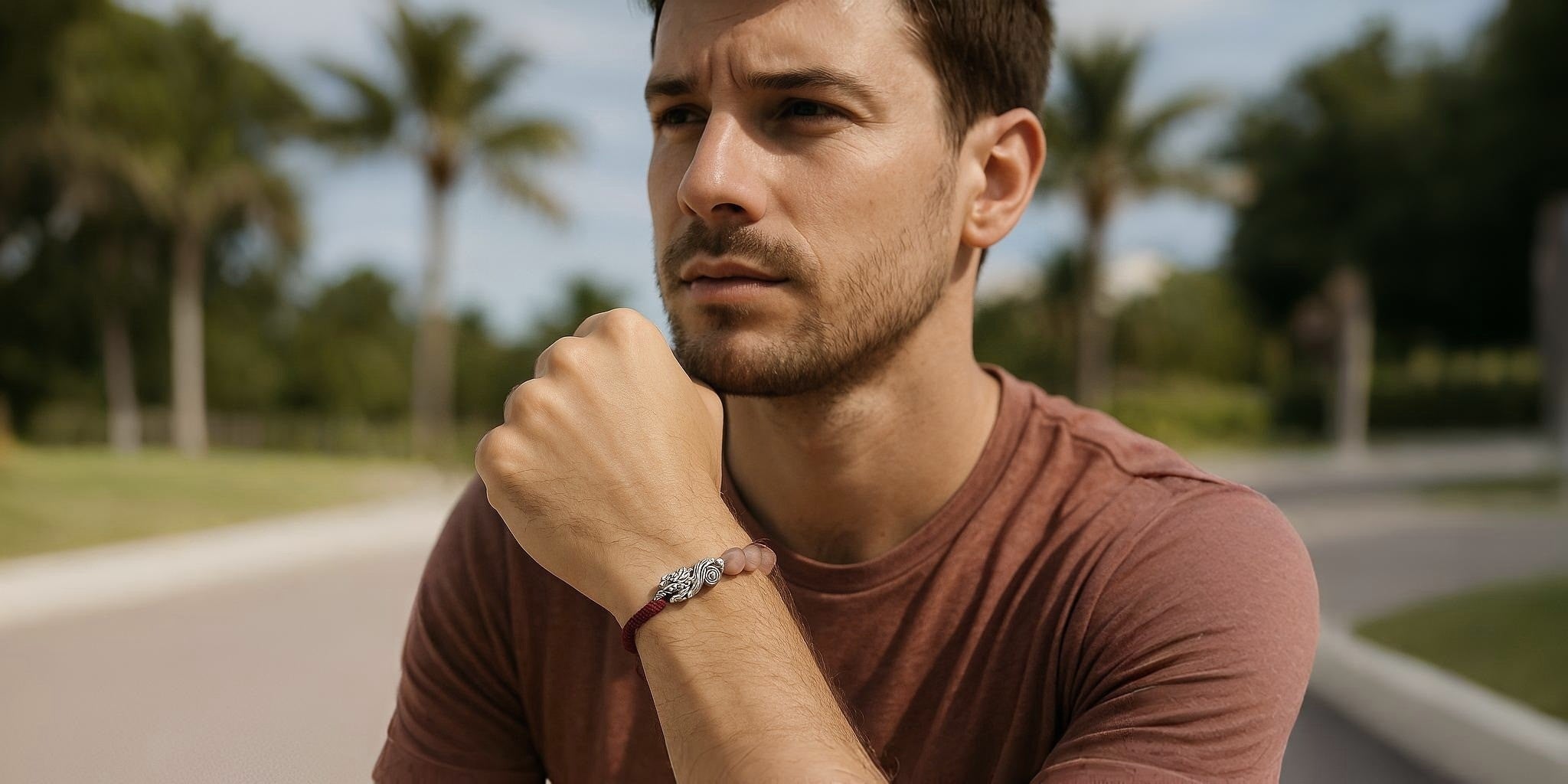 Bracelets en Quartz rose pour Homme - La Boutique du Bracelet