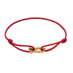 Justerbart snorarmbånd, hestesko i rustfrit stål, minimalistisk smykke, elegant håndledstilbehør, ideel gave, model Ulrich