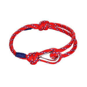 Bracelet nautique en corde tressée, avec fermoir boucle en acier inoxydable, un accessoire ajustable pour le quotidien, modèle Stanley