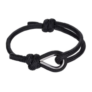 Bracelet nautique en corde tressée, avec fermoir boucle en acier inoxydable, un accessoire ajustable pour le quotidien, modèle Stanley
