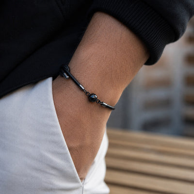 Personalisierbares Fotoband, geflochtenes Band mit Medaillon-Projektor, Modell Lucho