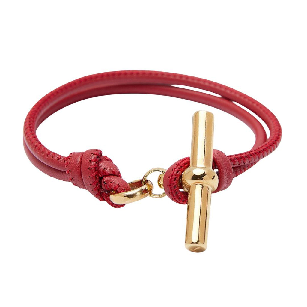 Bracelet cordon double tour, fermoir toggle doré en acier inoxydable, matière souple, bijou chic et raffiné, modèle Baléra