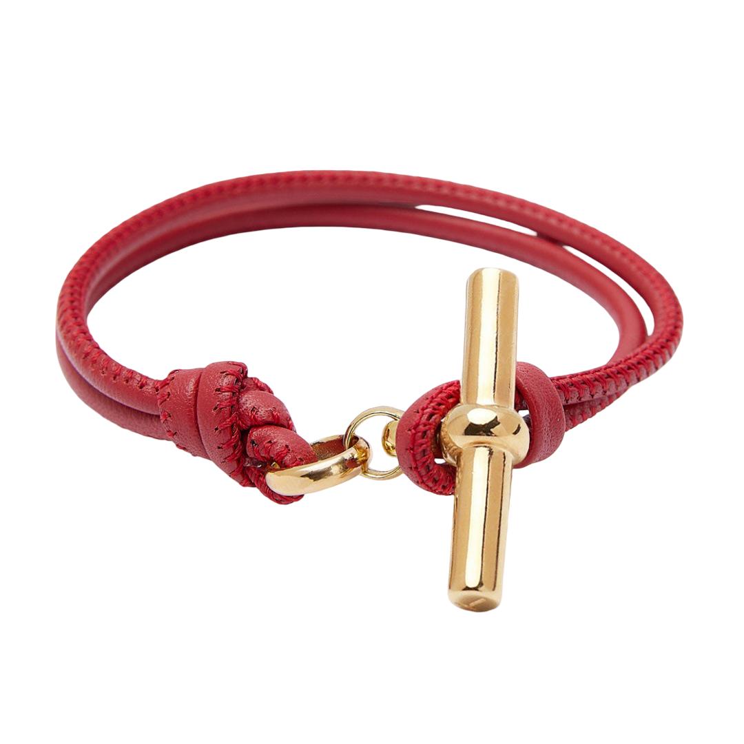 Bracelet cordon double tour, fermoir toggle doré en acier inoxydable, matière souple, bijou chic et raffiné, modèle Baléra