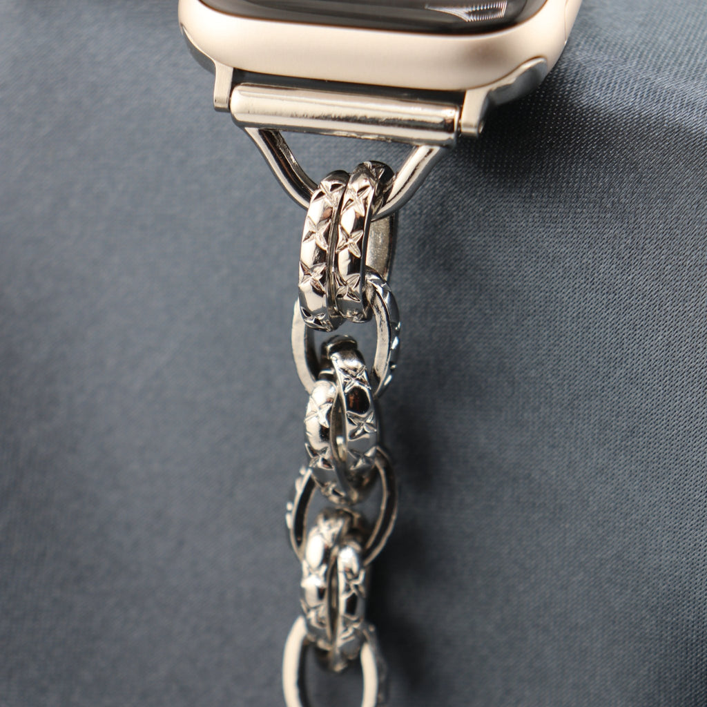 Apple Watch Bracelet, chain and heart, for women, Donatia model