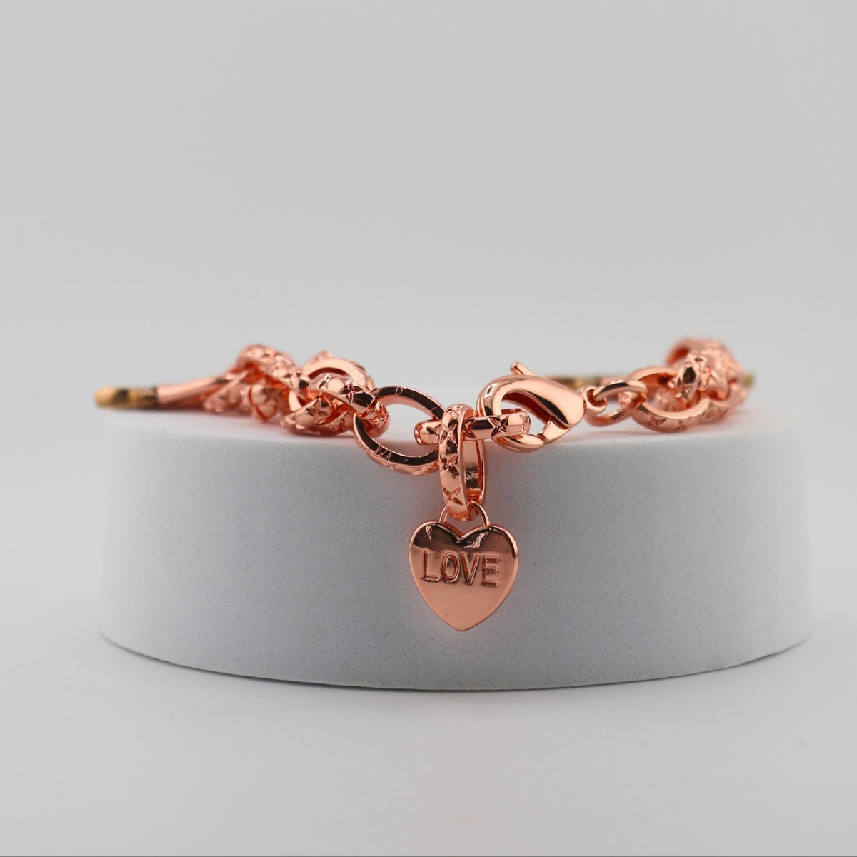 Bracciale Apple Watch, con catena e cuore, da donna, modello Donatia