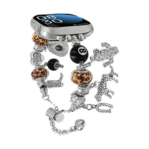 Bracelet Apple Watch à charms pendants, chaîne ajustable en alliage métallique, bijoux fantaisie originaux, modèle Kidra