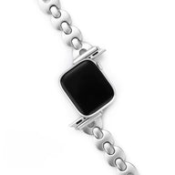 Bracelet Apple Watch à mailles marine, pour femme, design moderne, modèle Vily - La Boutique du Bracelet