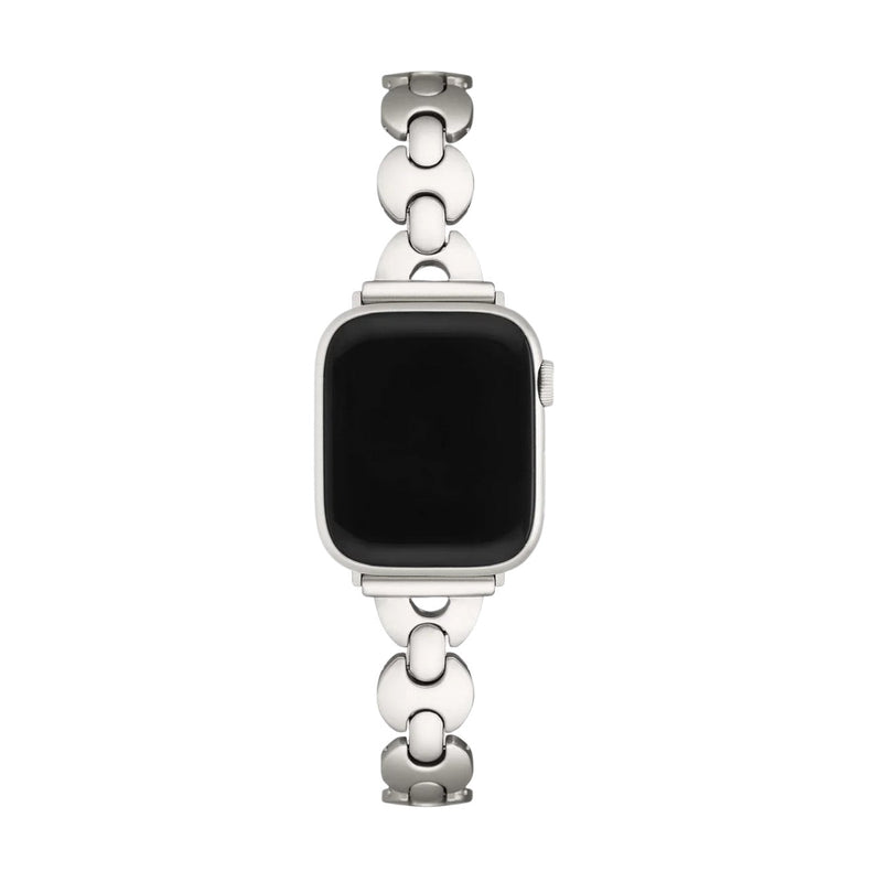 Bracelet Apple Watch à mailles marine, pour femme, design moderne, modèle Vily - La Boutique du Bracelet