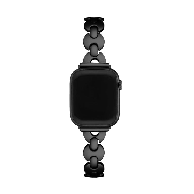 Bracelet Apple Watch à mailles marine, pour femme, design moderne, modèle Vily - La Boutique du Bracelet